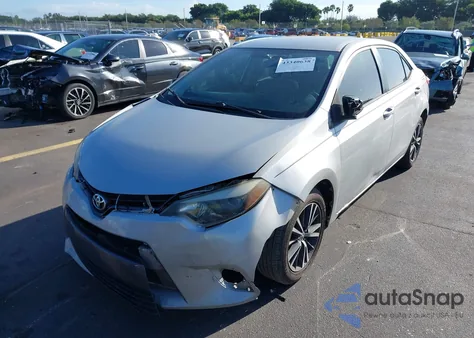 2016 Toyota Corolla Le Plus из США, поврежденный, VIN 2T1BURHE8GC703122